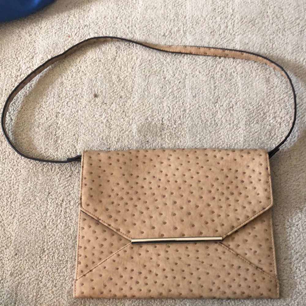 Ostrich Print Purse